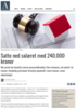 Satte ned salæret med 240.000 kroner
