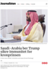 Saudi-Arabia ber Trump sikre immunitet for kronprinsen