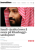 Saudi-Arabia lover å svare på Khashoggi-sanksjoner