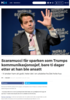 Scaramucci får sparken som Trumps kommunikasjonssjef, bare ti dager etter at han ble ansatt
