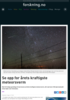 Se opp for årets kraftigste meteorsverm