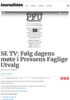 SE TV: Følg dagens møte i Pressens Faglige Utvalg