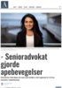 - Senioradvokat gjorde apebevegelser