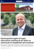 Senterpartiet lagde sin egen alternative vinkling da de delte en nyhetssak fra Dagbladet på Facebook