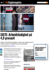 SISTE: Arbeidsledighet på 4,8 prosent