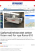Sjøfartsdirektoratet setter foten ned for nye Rana 610