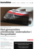 Skal gjennomføre arbeidsmiljø-undersøkelse i Morgenbladet