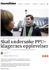 Skal undersøke PFU-klagernes opplevelser