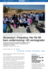 Skolestart i Palestina: Her får 80 barn undervisning i 40 varmegrader