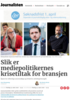 Slik er mediepolitikernes krisetiltak for bransjen