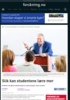 Slik kan studentene lære mer