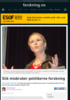 Slik misbruker politikerne forskning