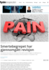 Smertebegrepet har gjennomgått revisjon