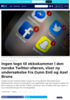 Søndagsposten Ingen tegn til ekkokammer i den norske Twitter-sfæren, viser ny undersøkelse fra Gunn Enli og Axel Bruns