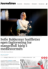 Sofie Bakkemyr hudfletter egen fagforening for mangelfull hjelp i mediestormen