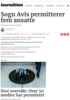 Sogn Avis permitterer fem ansatte