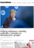 Solberg erkjenner «uheldig ordbruk» i omtalen av klimahysteri-gruppe