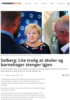 Solberg: Lite trolig at skoler og barnehager stenger igjen
