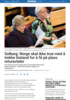 Solberg: Norge skal ikke true med å trekke bistand for å få på plass returavtaler