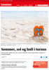 Sommer, sol og hull i turnus