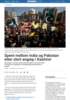 Spent mellom India og Pakistan etter stort angrep i Kashmir