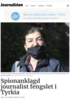 Spionanklagd journalist fengslet i Tyrkia