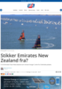 Stikker Emirates New Zealand fra?
