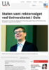 Stølen vant rektorvalget ved Universitetet i Oslo