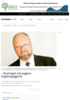 - " Stortinget må avgjere trygdeoppgjeret