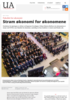 Stram økonomi for økonomene
