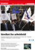Streiket for arbeidstid