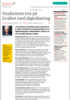 Studentene tror på kvalitet med digitalisering