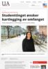 Studenttinget ønsker kartlegging av omfanget