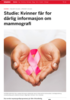 Studie: Kvinner får for dårlig informasjon om mammografi
