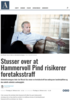 Stusser over at Hammervoll Pind risikerer foretaksstraff