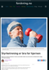 Styrketrening er bra for hjernen