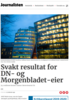 Svakt resultat for DN- og Morgenbladet-eier