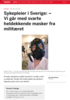 Sykepleier i Sverige: - Vi går med svarte heldekkende masker fra militæret