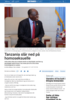 Tanzania slår ned på homoseksuelle