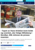 - Tapet av Hans Kristian kom brått og uventet, sier Helge Nitteberg i Nordlys. Slik minnes de pressemannen