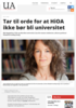 Tar til orde for at HiOA ikke bør bli universitet