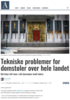 Tekniske problemer for domstoler over hele landet