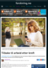 Tilbake til arbeid etter kreft