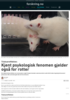 Tilskuereffekten: Kjent psykologisk fenomen gjelder også for rotter