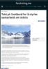 Tokt på Svalbard for å styrke samarbeid om Arktis