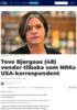 Tove Bjørgaas (48) vender tilbake som NRKs USA-korrespondent