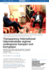 Transparency International: Udemokratiske regimer undergraver kampen mot korrupsjon