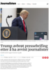 Trump avbrøt pressebrifing etter å ha avvist journalister