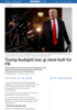 Trump-budsjett kan gi store kutt for FN