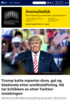 Trump kalte reporter dum, gal og blødende etter ansiktsløftning. Nå tar kritikken av etter Twitter-mobbingen